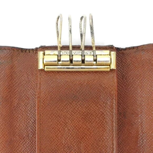 Louis Vuitton key case Monogram beige Monogram canvas Authentic used T10537 - Picture 7 of 9